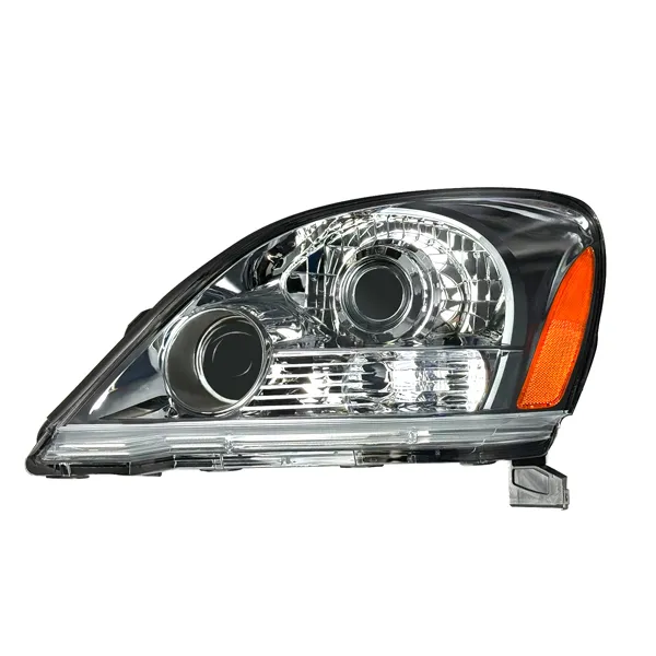 2004-2009 LEXUS GX470 HEADLAMP WITH BLACK BLACKGROUND